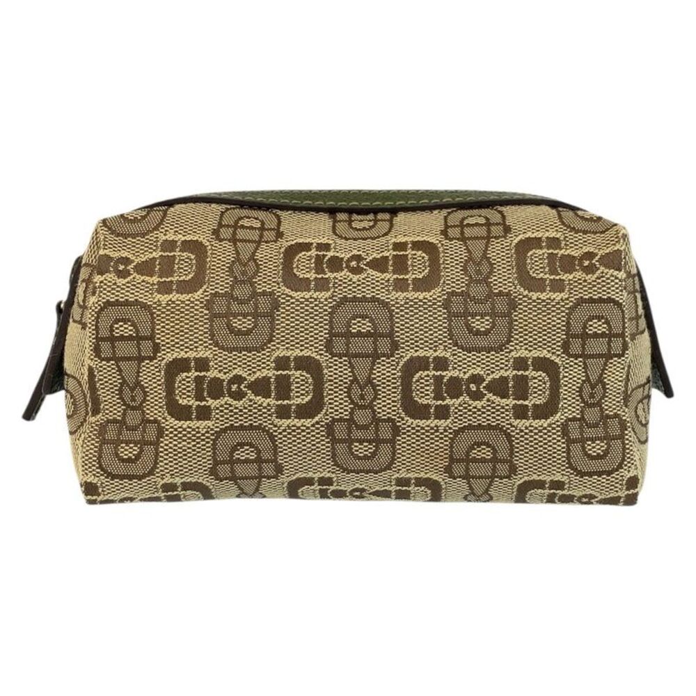 GUCCI Horsebit Canvas Pouch